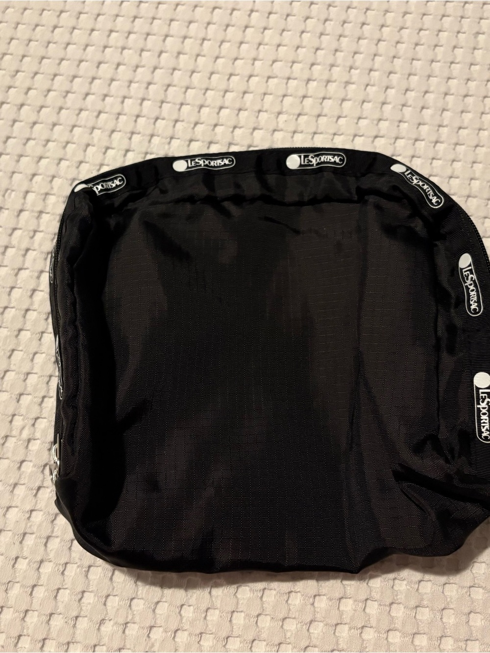 LeSportsac Black Packable Travel Pouch/Cosmetic Case
